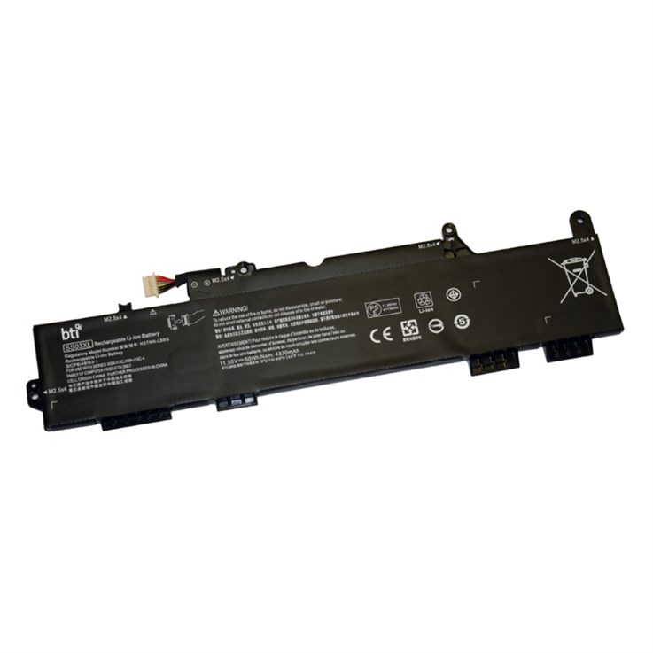 BTI SS03XL compatible 50Wh replacement battery for HP Elitebook