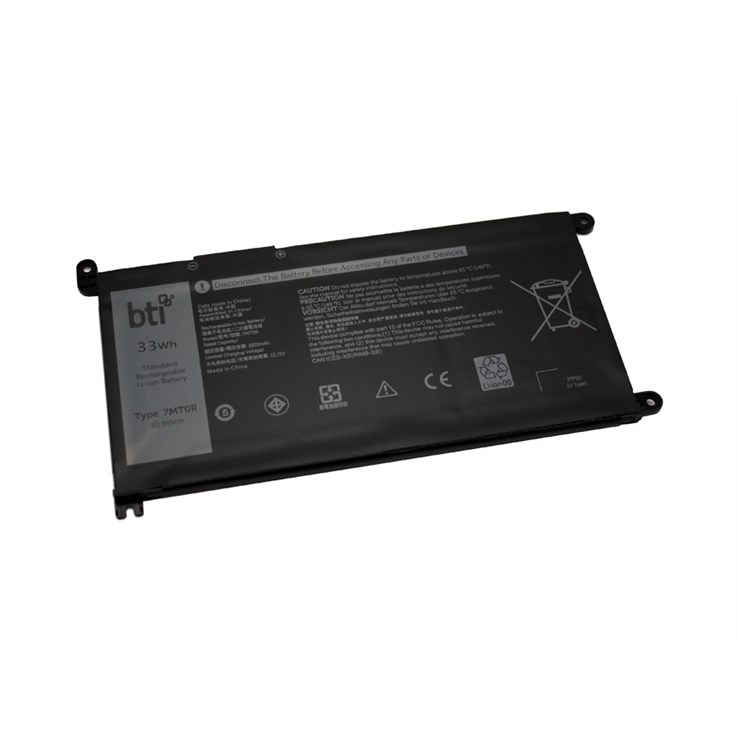 BTI Replacement 4 cell battery for DELL CHROMEBOOK 3400 3100 3100 2-IN-1 5488 5493 5593 // 33 Whr