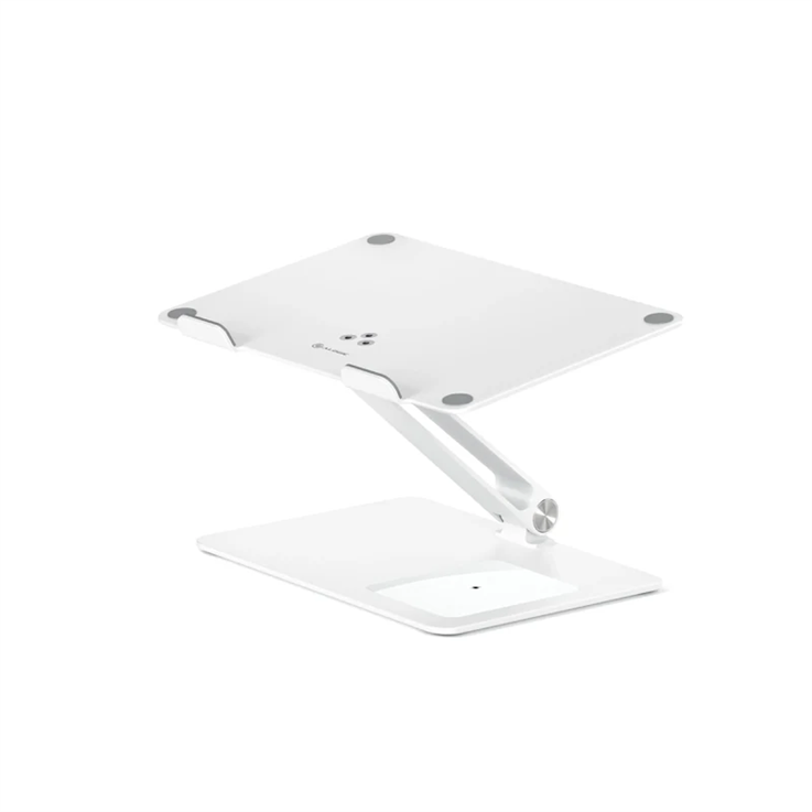 ALOGIC Elite Power Laptop Stand with Wireless Charger - White