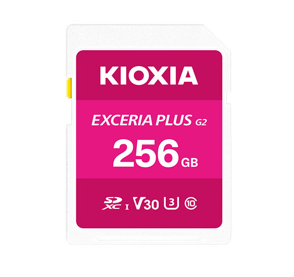 Kioxia Exceria Plus G2 SD Card 256GB
