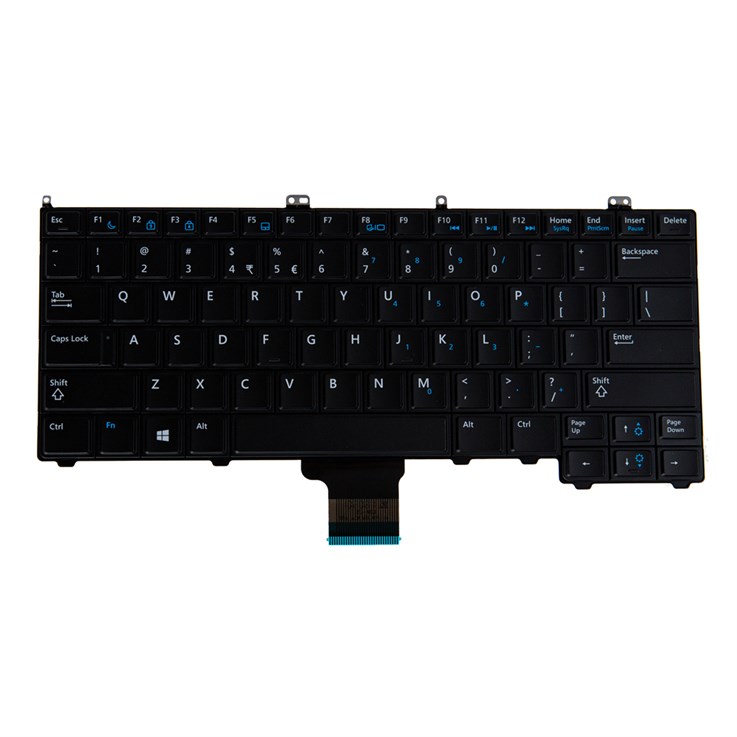 Dell US English Keyboard 99 Keys Backlit Single Point for Dell Pro 16