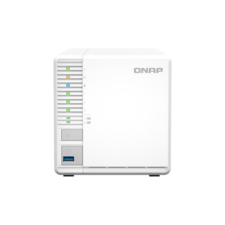 QNAP TS-364 NAS Tower Intel® Celeron® 4 GB DDR4 0 TB QNAP QTS White