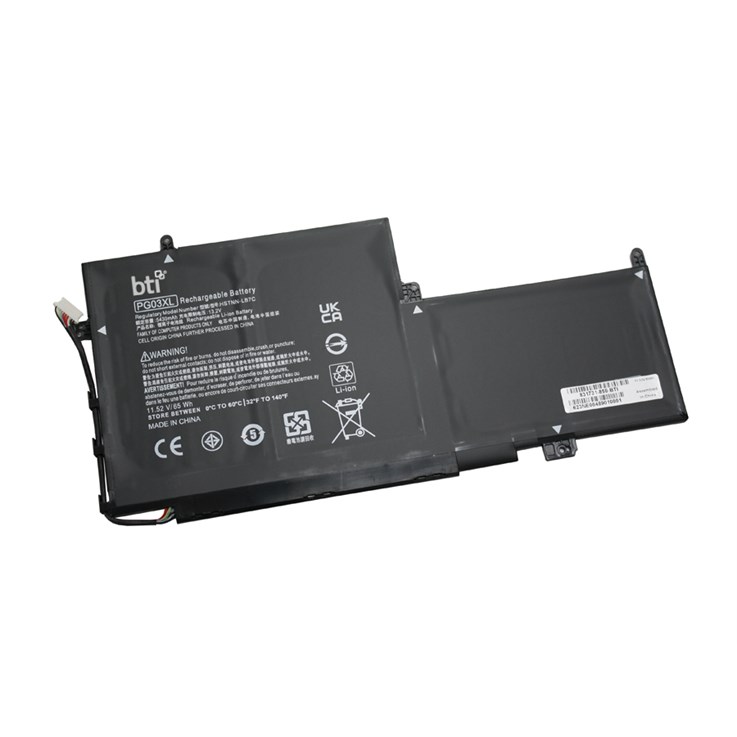 BTI 831532-422 compatible 65Wh 3-cell battery for HP SPECTRE 15-AP