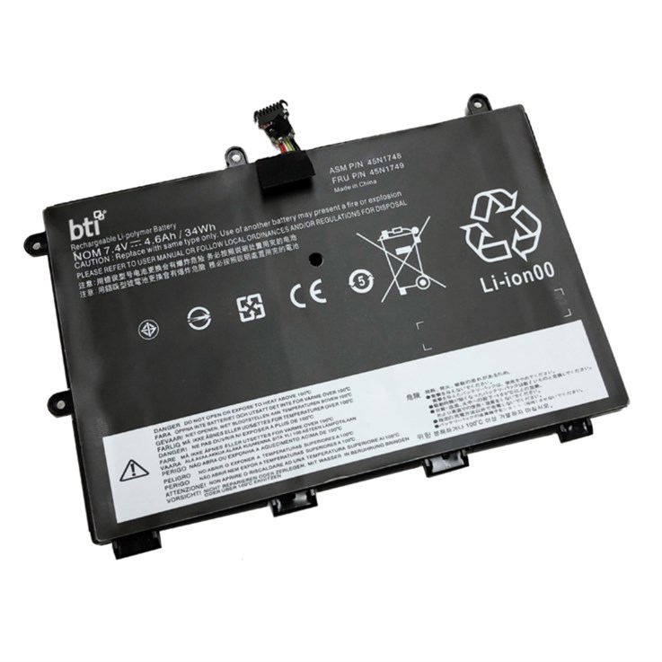 BTI 34Wh cell 45N1748 compatible battery for LENOVO THINKPAD 11E 20EE THINKPAD 11E 20ED THINKPAD 11E 20E8 THINKPAD 11E 20E6 THINKPAD 11E 20E7