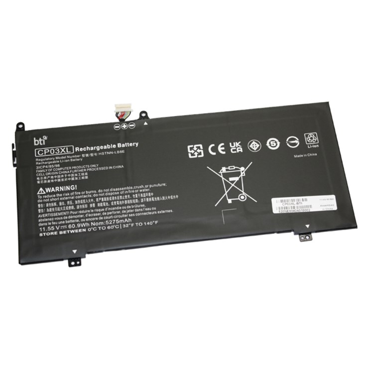 BTI 929066-421 compatible 60.9Wh 3-cell battery for HP SPECTRE X360 13-AE