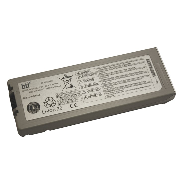 BTI 70Wh 6 cell CF-VZSU80U compatible battery for PANASONIC TOUGHBOOK C2 (MK1) TOUGHBOOK C2 TOUGHBOOK CF-C2 MK1 TOUGHBOOK CF-C2