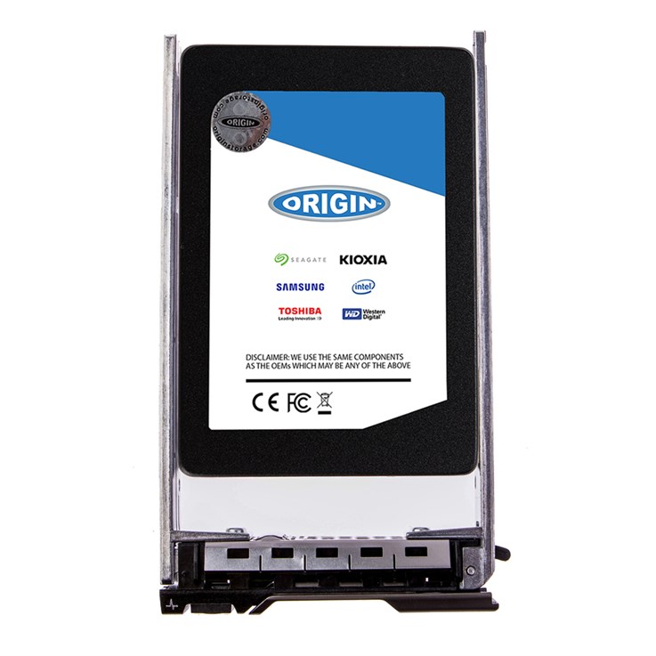 Origin Storage SSD 3.84TB 2.5in NVMe U.2 1DWPD in Hot Swap Caddy
