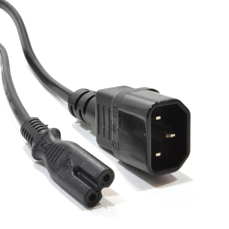 Origin Storage 2m Power Cable - PDU to Switch IEC C14(M)-IEC C7(F)