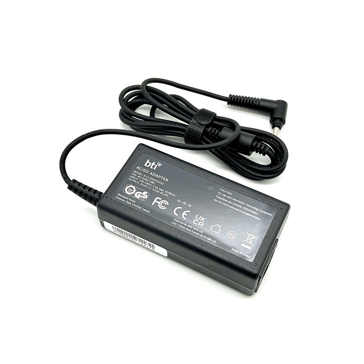 BTI 65W AC Adapter for Lenovo laptops with 4.0mm x 1.7mm connector