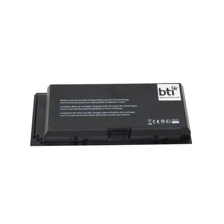 BTI Replacement battery for DELL PRECISION M4600 M4700 M6600 M6700 laptops replacing OEM Part numbers: 451-11744 9GP08 312-1178 07DWM FV993// 10.8V 7800mAh