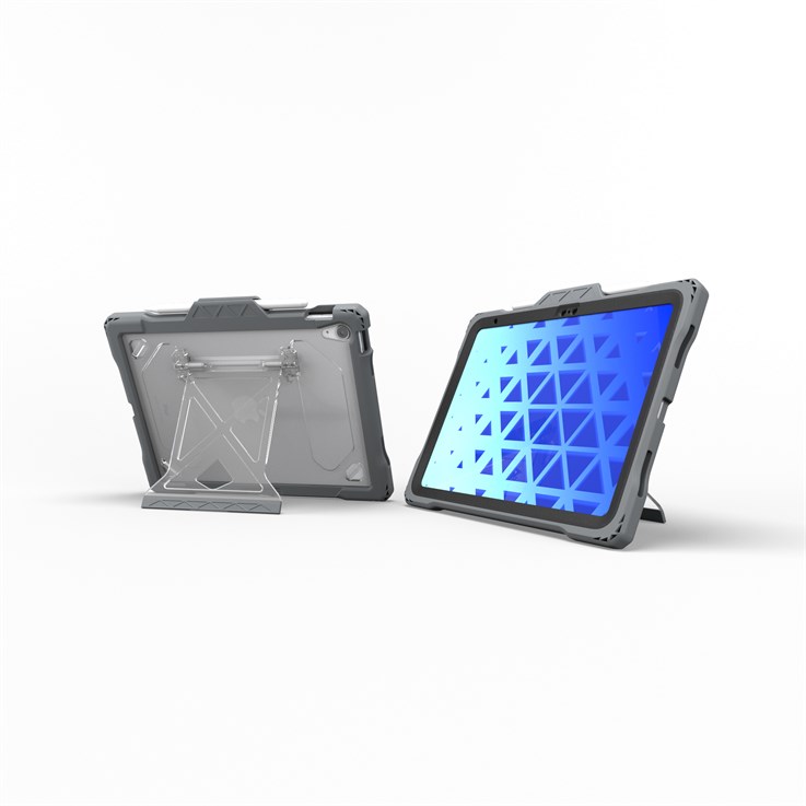 MAXCases Shield Extreme-X2 for iPad 10 & 11th gen (2022) (Black Bezel-Gray Case)