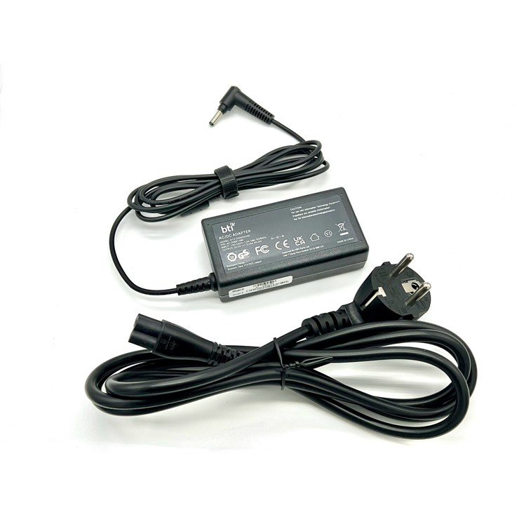 65W AC Adapter for Lenovo laptops with 4.0mm x 1.7mm connector EU