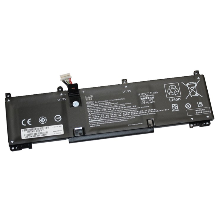 BTI 4X928AV compatible 51.3Wh 3-cell battery for HP ELITEBOOK 640 650G9 G10 PROBOOK 440 450 G9 G10