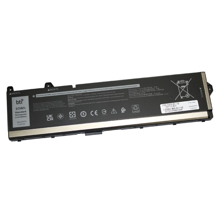 BTI CN-0965V4 compatible 93Wh 6-cell battery for DELL PRECISION 7670 7680 7770 7780