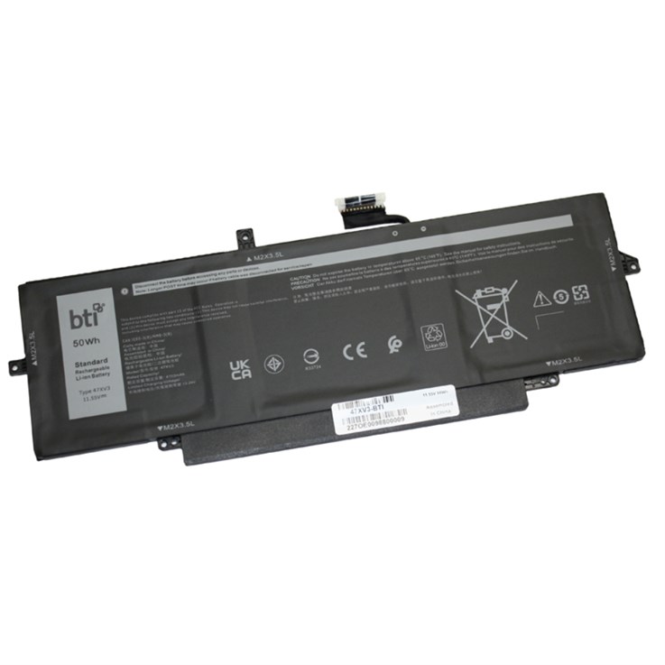 BTI 50Wh 4 cell 5Y3T9 compatible battery for DELL LATITUDE 9330