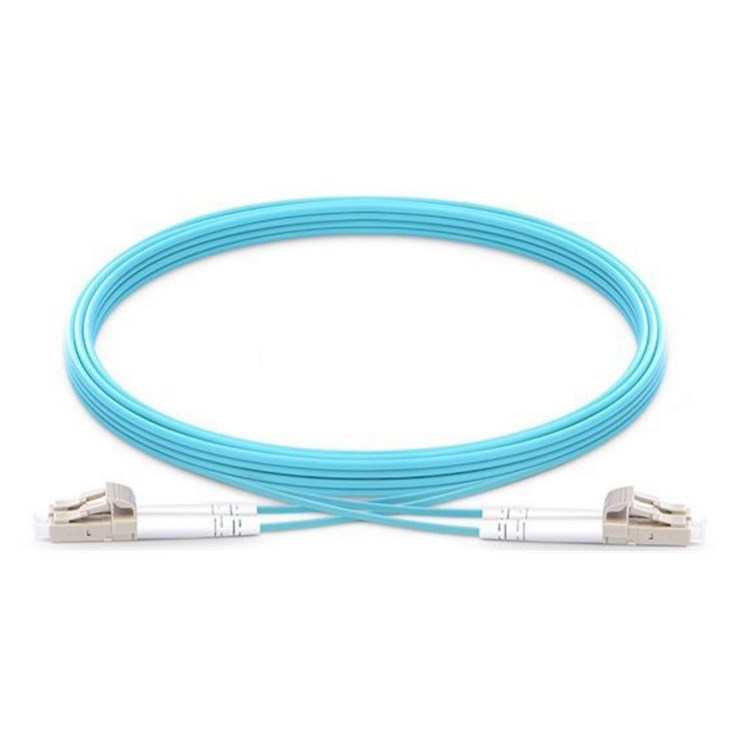 Origin Storage Multimode OM4 LC-LC Patch Cable (5m Aqua)