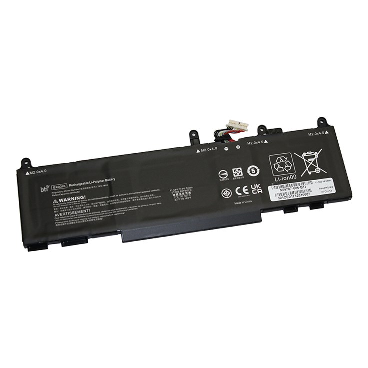 BTI 3 cell N59787-005 replacement battery for HP ZBOOK FIREFLY 16 G11 ELITE X360 830 G11 ELITE X360 830 13 INCH G11 2-IN-1 ELITEBOOK 865 G11