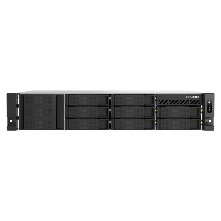 QNAP TS-855EU-RP NAS Rack (2U) Intel Atom® C5125 8 GB DDR4 0 TB QuTS hero Black