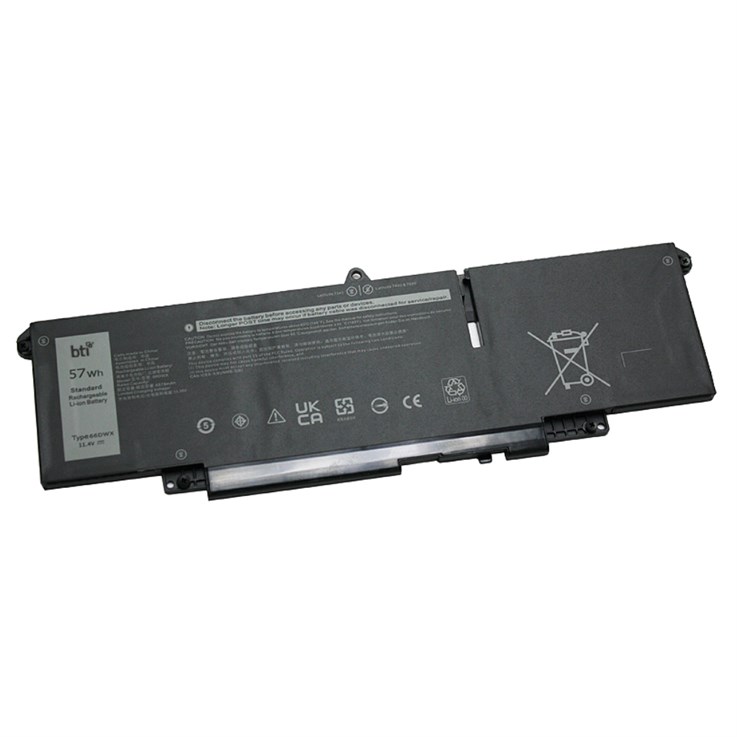 BTI 0JNYT4 compatible 57Wh 3-cell battery for DELL Latitude 7340 7440 7640