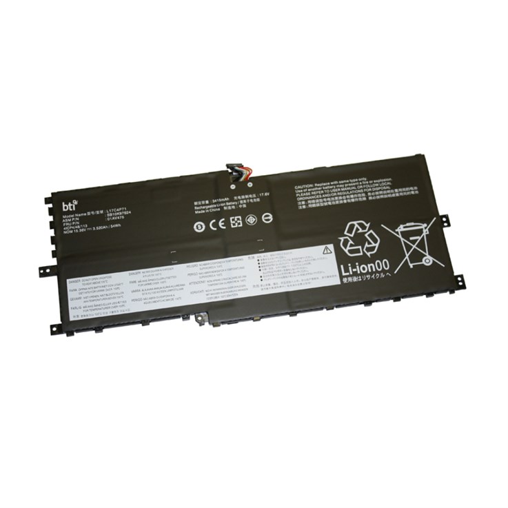 BTI L17M4P73 compatible 54Wh 4-cell battery for Lenovo X1 Yoga G3