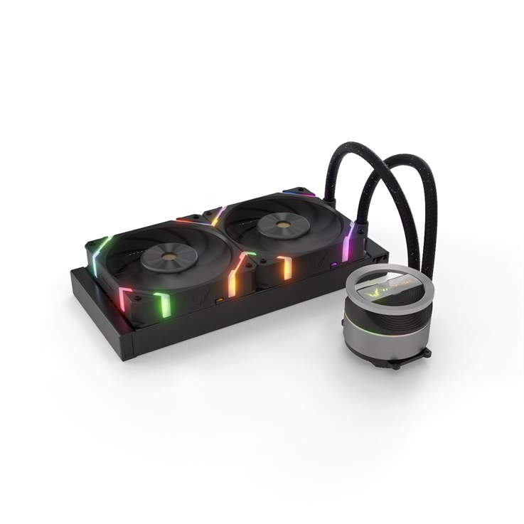Valkyrie Dragonfang 240 Processor All-in-one liquid cooler 24 cm Black