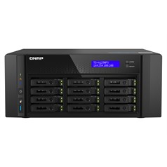 QNAP TS-h1290FX NAS Tower EPYC 7302P 128 GB DDR4 0 TB QuTS hero Black