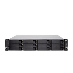 QNAP TS-H1886XU-RP-R2 NAS Rack (3U) Intel® Xeon® D D-1622 32 GB DDR4 0 TB QuTS hero Black, Grey