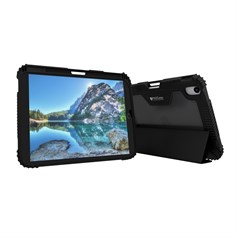 MAXCases Extreme Folio-X for iPad 10 & 11th gen (Black-Smooth Wipeable Material)