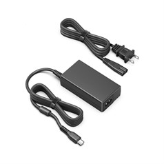 BTI 65W USB-C AC Adapter with 8 output voltages for all USB-C devices up to 65W - US Connections