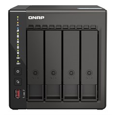 QNAP TS-453E NAS Tower Intel® Celeron® J6412 8 GB 0 TB QNAP QTS Black