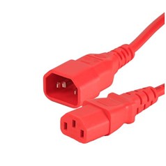 Origin Storage IEC C13 IEC Lock Red PVC 1.0mm Power Leads