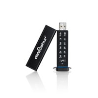 iStorage datAshur 256-bit 8GB USB 2.0 secure encrypted flash drive IS-FL-DA-256-8
