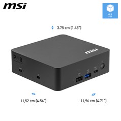MSI Cubi NUC AI+ 3MG i5 322 FS 16GB 512GB W11P