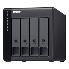 QNAP TL-D400S storage drive enclosure HDD/SSD enclosure Black, Grey 2.5/3.5"