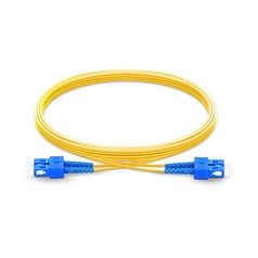 Origin Storage SC-SC OS2 Fibre Optic Cable Singlemode Duplex - Yellow 15m