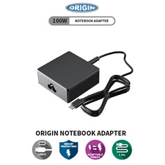 Origin Storage 100W USB-C Adapter with UK Cable