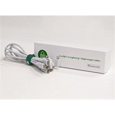 LocknCharge LNC10501 lightning cable 0.3 m White