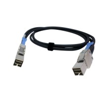 QNAP CAB-PCIE10M-8644-4X Serial Attached SCSI (SAS) cable 1 m Black