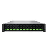 QSAN 2U Single Ctrl SAN System Intel Xeon D-1517 Quad Core 26 Bay 2-ported 10GbE BASE-T iSCSI with Redundant power supply 4 slots for optional host cards