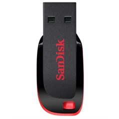 SanDisk Cruzer Blade USB flash drive 128 GB USB Type-A 2.0 Black, Red