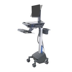 Ergotron STYLEVIEW CART LCD PIVOT LiFe POWERED, UK (dark grey)