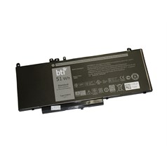 BTI Replacement Battery for Latitude E5450 E5550 replacing OEM part numbers G5M10 0G5M10 8V5GX VMKXM PF59Y 451-BBLK 451-BBLN // 7.4V 6460mAh 51Whr