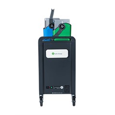 LocknCharge Carrier 20 Portable device management cart Black, Blue, Green, Metallic