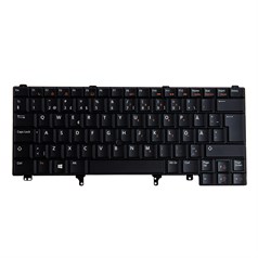 Dell Swedish/Finnish Keyboard 103 Keys Backlit Dual Point for Latitude 5500 / PWS 3541