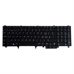 Dell Swiss/Euro Keyboard 83 Keys Backlit Dual Point for Latitude E7450