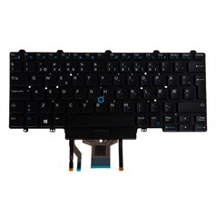 Dell Norwegian Keyboard 83 Keys Backlit Dual Point for Latitude E7450