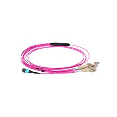 Origin Storage MPO Female-6 LC Duplex 12 Fibres OM4 50/125 Multimode Breakout Cable Type B LSZH 2m