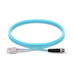 Origin Storage SC-ST OM3 Fibre Optic Cable Multimode Duplex - Aqua 10m