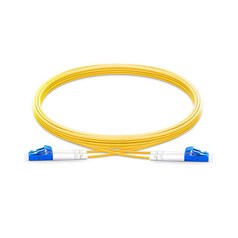 Origin Storage LC-LC OS2 Fibre Patch Cable Singlemode Duplex Yellow 20m
