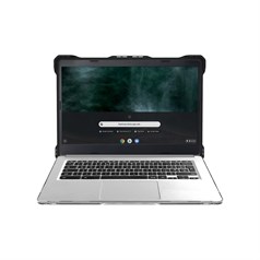 MAXCases Extreme Shell-L for HP G7/G6 Chromebook Clamshell 14" (Black/Clear)